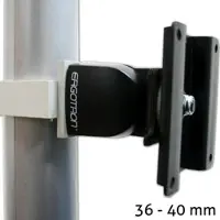 Ergotron Serie 100 Single Monitorhalterung für Rohre / Säulen 36-40 mm
