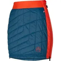La Sportiva Warm Up Primaloft Skirt Women storm blue/cherry tomato (B39R22) L