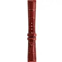 Certina - Leder Lederarmband ohne Schließe 17mm/14mm C610021221 - alligator-prägung,braun,rind