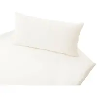 Cotonea Jersey Uni Bio Bettwäsche 155x220 cm + 80x80 cm | weiss - weiß