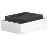 Gessi Rettangolo Accessoires Seifenhalter zur Wandmontage, Schale schwarz, 20802