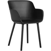 GGM Möbel 2er-Set Schalenstuhl | Kunststoff | Schwarz | Designstuhl, Retrostuhl, Schalenstühle