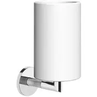 Gessi Anello, Becherhalter zur Wandmontage, mit festem Becher matt weiss, 63707