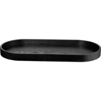 Asa selection Tablett Wood Black Oval Black 35,5 x 16,5 cm