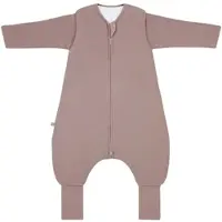 Emma & noah Winter-Sleepoverall Essential mit abnehmbaren Ärmeln und Umschlag-Füßchen 3.5 TOG, lila, 100
