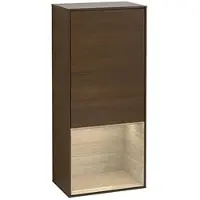 Villeroy & Boch Villeroy und Boch Finion Seitenschrank G540PCGN 41,8cm, links, Emotion, Regal unten Oak Veneer, Walnut veneer