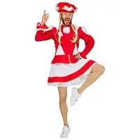 Buttinette Gardemariechen-Kostüm für Herren, rot/weiß