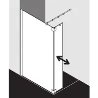 Kermi PXT1L08018VPK WALK-IN PASA XP T1L 0800x