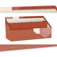 Clairefontaine 4x Terracotta, Briefablage 25x10x14 cm - 116077C