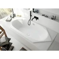 Hoesch 6-Eck-Badewanne iSENSI 205x105cm, weiß