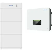 SOFAR HYD 15KTL-3PH (16A) Hybrid mit BTS E15-DS5 HV-Speichersystem, 14,25 kWh nutzbar, 3-phasig