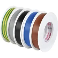 Coroplast CORO 19X25 - VDE Elektroisolierband, 25 m, 19 mm, 5er Pack
