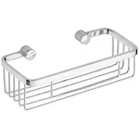 BRILLANTBAD BYTRO Seifenkorb Messing Chrom poliert 110x250x75 mm für Bad & WC >> zum Bohren
