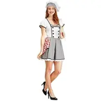 Buttinette Köchin Kostüm für Damen