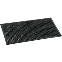 WAS Germany - Fußbodenmatte, 152,5 x 91,5 x 1,2 cm, schwarz, perforiert, Gummi