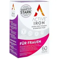 EB Vertriebs GmbH Active Iron Eisen und Vitamin B Komplex plus Kaspseln und Tabletten für Frauen, 60 St. Kombipackung