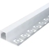 Energmix 2 Meter Alu Profile Alu Schiene Rigips Trockenbau Profil Abdeckung Kanal System für LED-Streifen Profil U