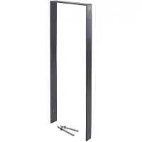 Baumarktplus Fahrradanlehnbügel 119 x 39 cm Flachstahl 13 mm Anthrazit Einbetonieren Anlehnbügel Parker Typ U