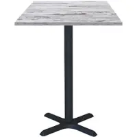 Restootab - Stehtisch Dina 60x60cm Dekor Eiche islande