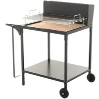 Famur BK7 Superior - Holzkohlegrill mit 70x48 cm Kochfläche