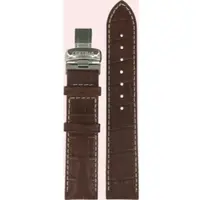 Certina - Leder Ds Podium Gent Standard Lederband Braun 19/18mm C600007088 - alligator-prägung,braun,rind