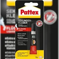 Pattex Sekundenkleber Classic flüssig 3g Packung mit 12 Stück