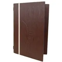 Decor Service Speisekarte "Elegance", A4, braun, 8 Seiten, 1 Stk.