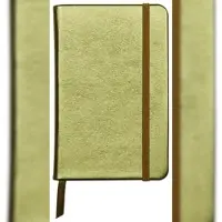 Clairefontaine 4x Notizbuch fest Cuirisé TM 72 Blatt blanko, A6 - 10,5x14,8cm - Grün 400097C