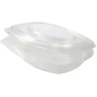 Greenbox GmbH & Co. KG Greenbox Feinkostbehälter, rPET, rechteckig DFC060701 , 1 Packung = 50 Stück, Fassungsvermögen: 250 ml