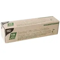 Papstar 18x15 Kompostbeutel, Bio-Folie 10 l 42 cm x 50 cm grün mit Tragegriff