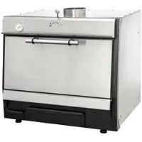 EURAST - Holzkohlegrill aus edelstahl mit gitter von 685 x 535 - 800x680x650 mm - 52201094