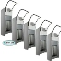 BODY PRODUCTS 5 Desinfektionsspender Alu 500 ml Euronorm - kurzer Hebel - Frontplatte