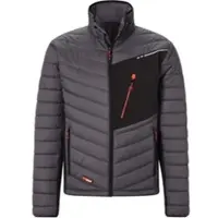 Holex Hybrid-Jacke, dunkelgrau / schwarz / rot, Unisex-Größe: XL