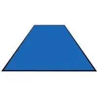 M&A Matting Schmutzfangmatte Colorstar, mittelblau, waschbar, glatter Rücken 7460200300150-C27 , Maße (B x T): 200 x 300 cm