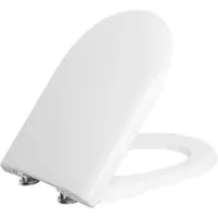 Evenes WC-Sitz Laco, Softclose, aus Duroplast, Edelstahlscharnier, weiß - 93 102 54