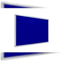 Allboards Filztafel Blau 180x120cm, Alurahmen