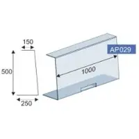 Novocal GmbH U-Form Kontaktschutz SPS4 , Maße (B x H x T): 1000 x 500 x 250 mm