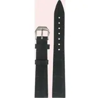 Certina - Leder Lederarmband 15mm/12mm C600015904 - alligator-prägung,rind,schwarz