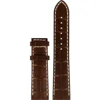 Certina - Leder Lederarmband ohne Schließe 20mm/18mm XL C610016936 - alligator-prägung,braun,rind