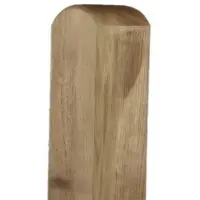 Meingartenversand.de Pfosten 9 x 9 x 210 cm - Zaunpfosten aus druckimprägniertem Kiefernholz - Zaunpfahl allseitig gehobelt - Holzpfosten für Sichtschutzzaun im Garten