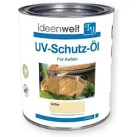Meingartenversand.de Holzpflegeöl Universal 2,5 Liter – UV-beständiges Holzöl – transparenter Anstrich – Holzschutzmittel für den Außenbereich