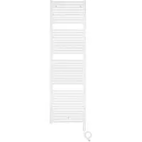 Zehnder Design-Heizkörper Toga elektrisch IHC, 1888x70x605 mm, Weiß (RAL 9016), montagefertig mit Wandkonsolen