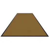 M&A Matting Schmutzfangmatte Colorstar, hellgold, waschbar, glatter Rücken 7460150300150-C58 , Maße (B x T): 150 x 300 cm