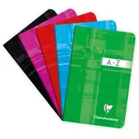 Clairefontaine 10x Registerbuch 9x14 cm, 48 Blatt 90g, kariert 5/5 - Sortiert 3599C