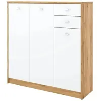 Sconto Kommode Ravenna ¦ holzfarben ¦ Maße (cm): B: 109,1 H: 111,4 T: 34.6