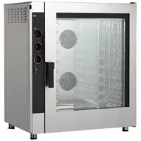 EURAST - Elektro-direkt-konvektionsofen 10 gn 1/1 oder bleche 600x400 - 870x750x1000 mm - 12600 W 400/3V - 41201EME