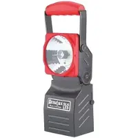 Acculux Handscheinwerfer SL 6, dimm- & fokussierbar, mit Akku, 310 Lumen, IP54 Spritzwasserschutz, mit Notlichtfunktion, LED