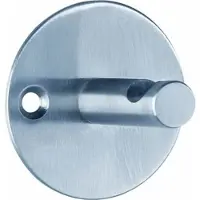 Alco Garderobenhaken Metall 5,2x4,5x5,5cm silber Packung mit 10 Stück