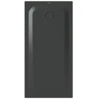 Bette rechteck Duschwanne „BetteUltra“ 1400 × 700 mm ohne Oberflächenbeschichtung, ohne Oberflächenveredelung, ohne Wannenträger, in Ebony