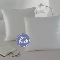 BETTWARENSHOP 3-Kammerkissen Doppelpack 90% Daunen 65x100 cm